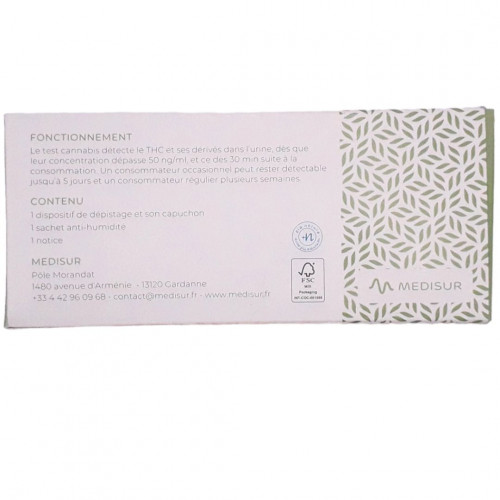 Autotest Cannabis urinaire