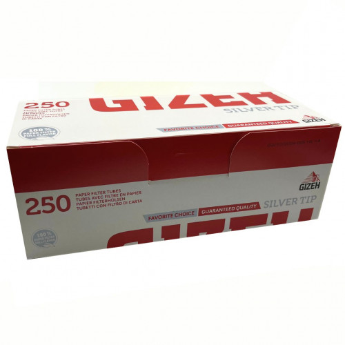 Tubes Gizeh Silver Tip 250