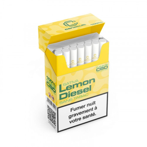 Cigarettes CBD pré-roulées Canacult Lemon-Diesel