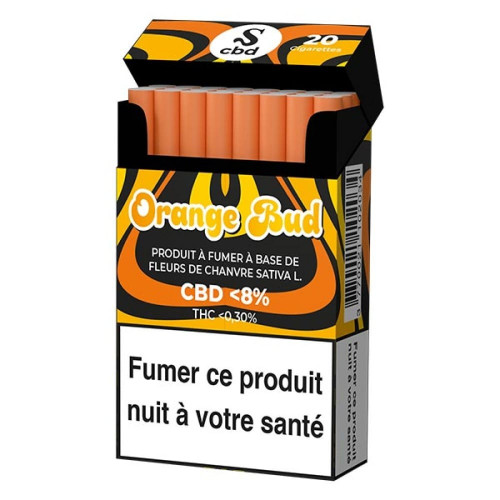 Cigarettes CBD pré-roulées Scbd Orange Bud