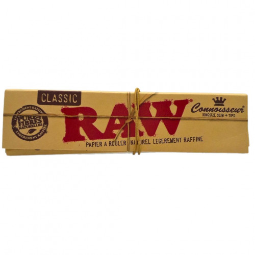 Feuilles à rouler slim RAW + Tips
