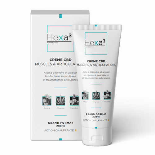 Crème CBD Arnica Muscles & Articulations 200ml HexaFLEX