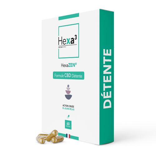 Capsules CBD Détente HexaZEN