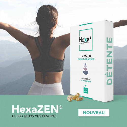 Capsules CBD Détente HexaZEN